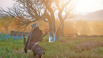 Событие. Отец Мэй, лист на дереве в игре Assassin's Creed Valhalla